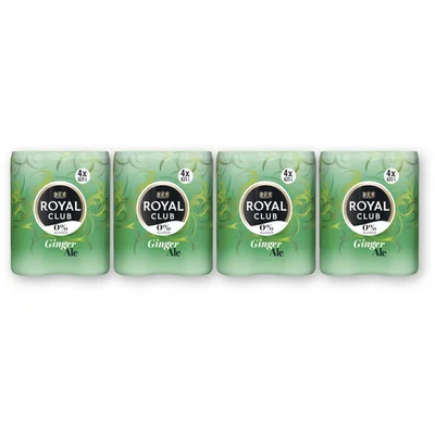 Royal Club Ginger ale 0% 16-pack