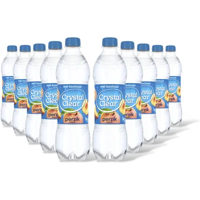 Crystal Clear Sparkling peach 10-pack