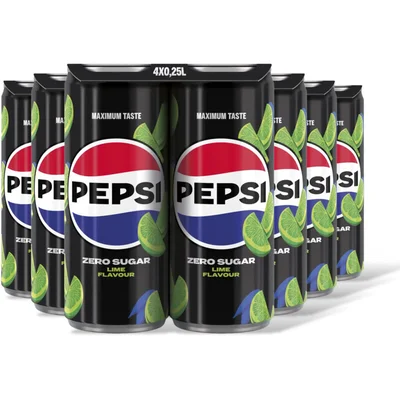 Pepsi Zero sugar lime 24-pack
