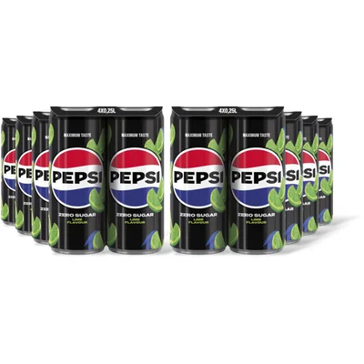 Pepsi Zero sugar lime 32-pack