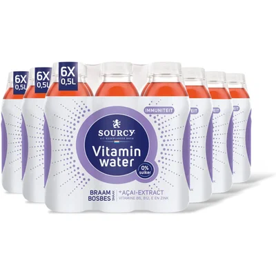 Sourcy Vitaminwater braam acai 36-pack