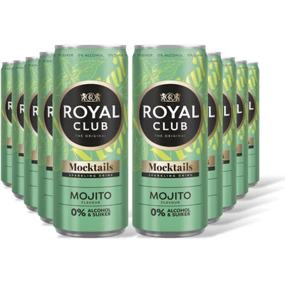 Royal Club Mocktails mojito flavour 0% 10-pack