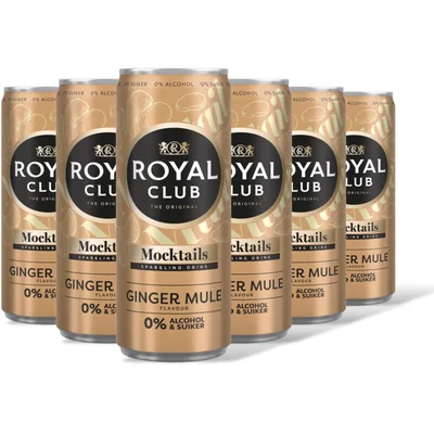 Royal Club Mocktails ginger mule flavour 0% 6-pack