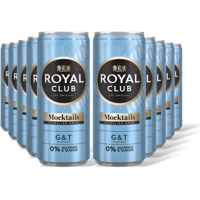 Royal Club Mocktails gin tonic flavour 0% 10-pack