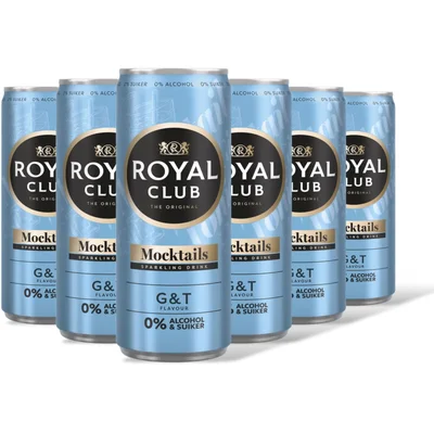 Royal Club Mocktails gin tonic flavour 0% 6-pack