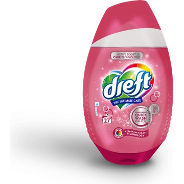 Dreft Quick Wash Pink- Fragrance Boost, 27 Wasbeurten