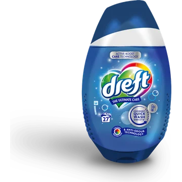 Dreft Quick Wash Blue - Anti Odor, 27 Wasbeurten