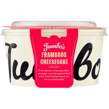 Jumbo's IJs Framboos Cheesecake met Browniestukjes 800ML