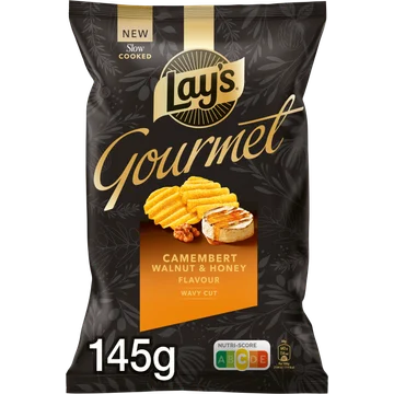 Lay's Gourmet Camembert Walnoot & Honing Chips 145 gr