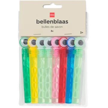 HEMA Uitdeel Bellenblaas Monster 8x