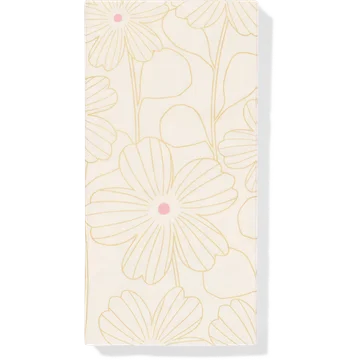 HEMA Diner Servetten Floraal Goud 12 Stuks