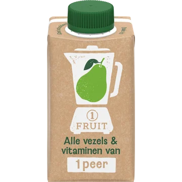 1 Fruit alle Vezels & Vitaminen van 1 Peer 200 ml