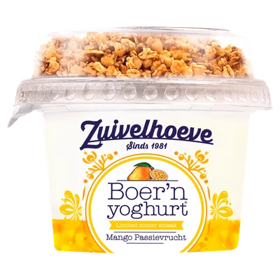 Zuivelhoeve Boer'n Yoghurt Muesli Mango Passie