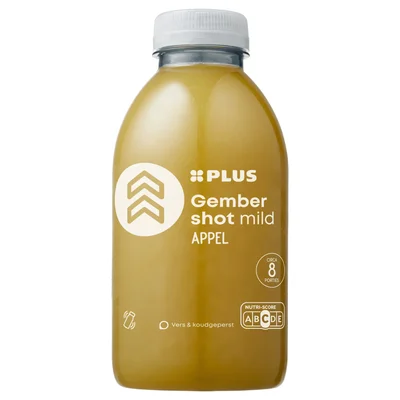 PLUS Vers shot gember appel (mild) XL