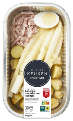 Uit de keuken van PLUS Witte asperge met krieltjes