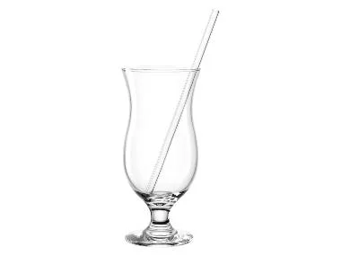 Leonardo Set van 4 cocktailglazen met rietjes Tavolino