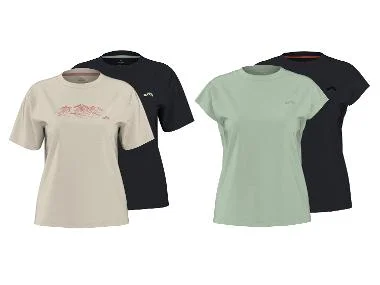 CRIVIT Set van 2 dames sportshirts met UV-bescherming 50+