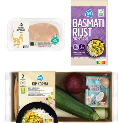 AH Kip Korma Curry Verspakket 2-persoons