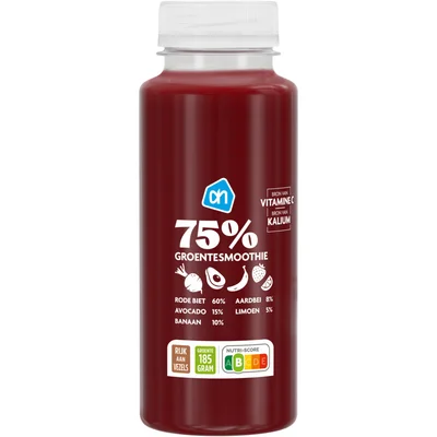 AH 75% Groentesmoothie rode biet aardbei