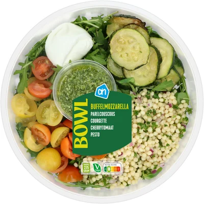 AH Saladbowl buffelmozzarella pesto
