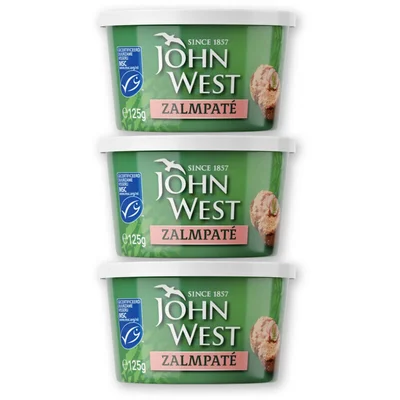 John West Vispate zalm 3-pack