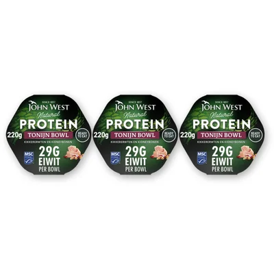 John West Protein tonijn bowl kidneybonen 3-pack