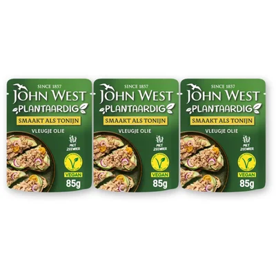 John West Plantaardige tonijn olie 3-pack
