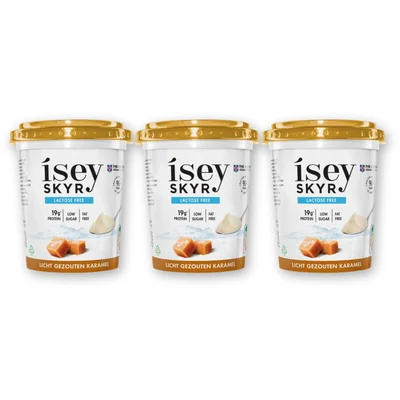 Isey Skyr licht gezouten caramel 3-pack