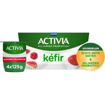 Activia Kefir aardbei & framboos