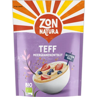 Zonnatura Teff meergranenontbijt glutenvrij