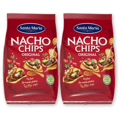 Santa Maria Nacho chips original 2-pack