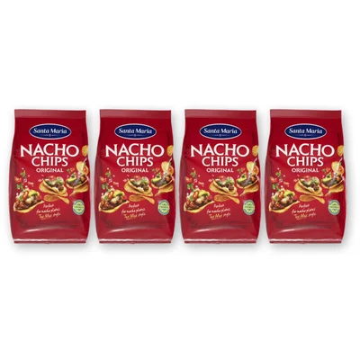 Santa Maria Nacho chips original 4-pack