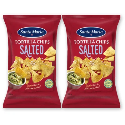 Santa Maria Tortilla chips salted 2-pack