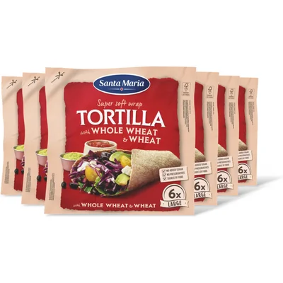 Santa Maria Tortilla wraps volkoren 6x large 6-pack