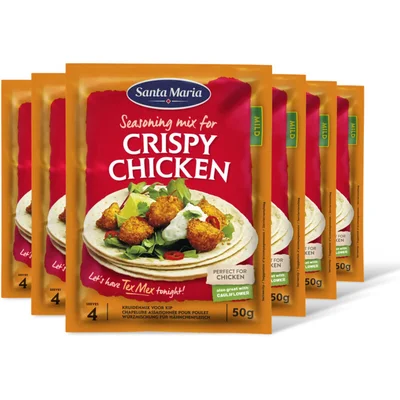 Santa Maria Kruidenmix crispy chicken 6-pack