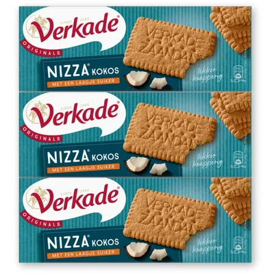 Verkade Nizza kokos 3-pack