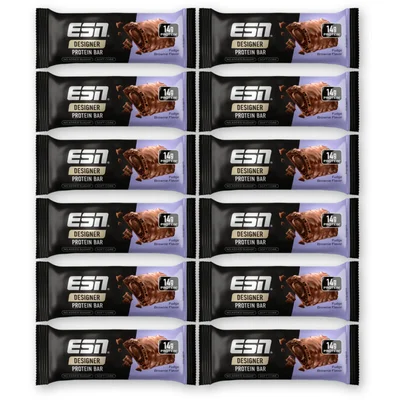 ESN Designer protein bar fudge brownie 12-pk