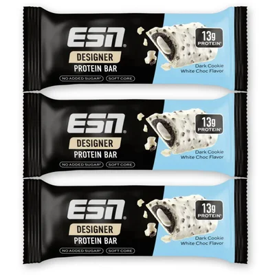 ESN Designer protein bar dk cookie white 3pk