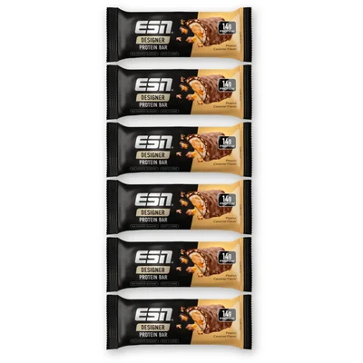 ESN Designer protein bar peanut caramel 6-pk