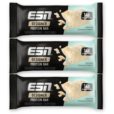 ESN Designer protein bar almond coconut 3pck