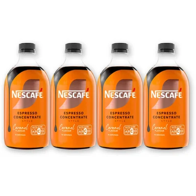 Nescafé Espresso concentrate caramel 4-pack