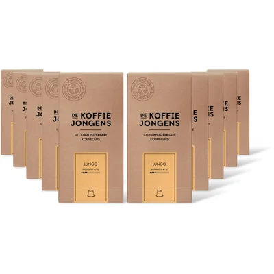 De Koffiejongens Lungo capsules 10-pack