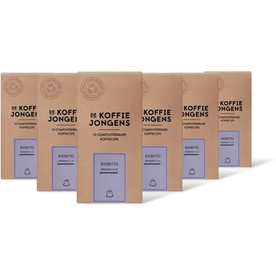 De Koffiejongens Ristretto capsules 6-pack