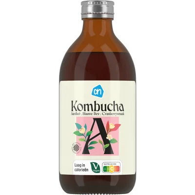 AH Kombucha aardbei blauwe bes cranberry