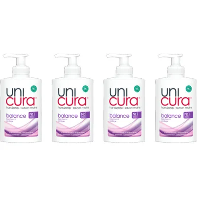 Unicura Balans antibacterieel handzeep 4-pack