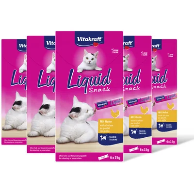 Vitakraft Cat liquidsnack kip 5-pack