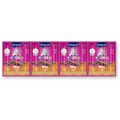 Vitakraft Catsticks mini kalkoen lam 4-pack