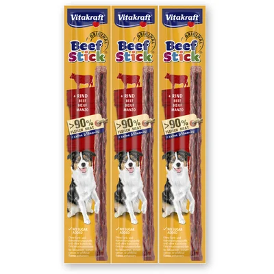 Vitakraft Beefstick rund 3-pack