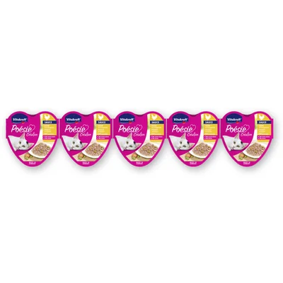 Vitakraft Poesie creation kip & groente saus 5-pck