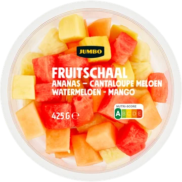 Jumbo Fruitschaal Ananas - Cantaloupe Meloen Watermeloen - Mango 425 g